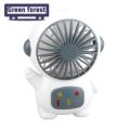 Green forest Handheld Fan 2 Gear Speeds Power Saving Electric Fan. 