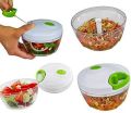 Spin Cutter Mini Speedy Chopper Food Master Manual Hand Pull Vegetables Turbo Mini Cutter. 