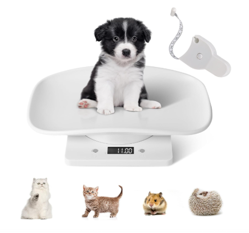 Digital Small Animals Scales for Weighing with Tape Measure, Puppy ...