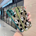 dienya For Xiaomi 11T Pro Case Thin Frosted Transparent Hard Square Edge New Design Fashion Tide Mickey Phone Case Pattern Casing Full Cover Protection Cases Shockproof Softcase. 