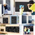 1.5 X 4 Feet Blackboard Chalk Board Sticker Self Adhesive Wall Paper For Home Child Room School Office Warehouse Shop Labelling Adhesive Blackboard Sticker. 