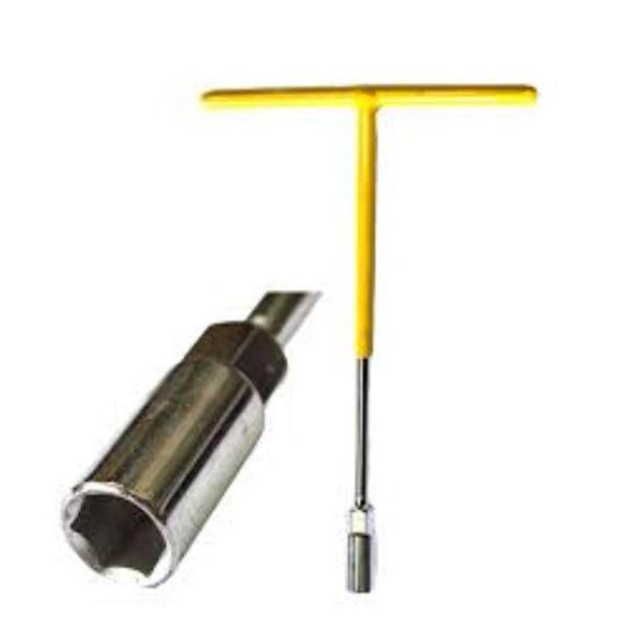 Hex Socket Hole Rubber Coated T Bar Wrench Spanner - 12mm