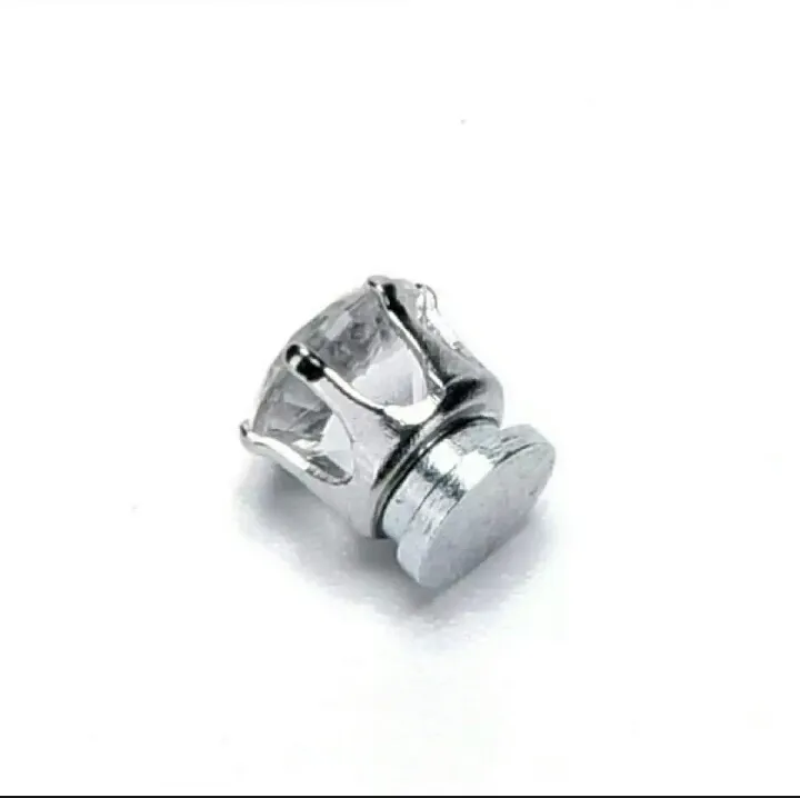 Pure%20Silver%20Stainless%20Steel%20Non%20Piercing%20Magnet%20Ear%20Tops%20For%20Women%20-%20Image%202