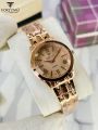 FORTUNE Stylish Ladies Quartz Wrist Watch – Roman Dial – Elegant Metal Chain – Fashion Watch for Women. 