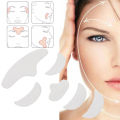 6Pcs Anti Wrinkle Silicone Patch Pad Reusable Forehead Eye Chin Face Patch. 