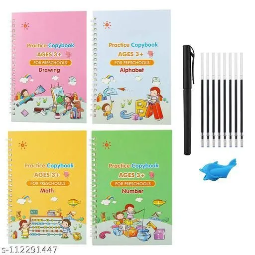 4%20Pack%20Grooved%20Handwriting%20Books%20for%20Kids%20%7C%20Magic%20Practice%20Copybook%20Cursive%20Writing%20Combination%20Groove%20Calligraphy%20Copybook%20for%20Kindergarten%20Preschool%20-%20Image%202