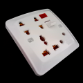 7in1 Universal Multi-functional Multi Plug Wall Power Socket China Fitting Sheet China Switch Light Plug Board. 