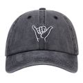 New Fashion Finger 666 Embroidered golf Hat Outdoor Leisure Washed Baseball Cap Adjustable Hip Hop Hats 100% Cotton Uni caps. 
