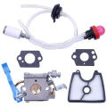 Cauretor with Air Fuel Filter Line Tune for Husqvarna 125B 125BX 125BVX Leaf Blower Parts for Zama C1Q-W37 581798001. 