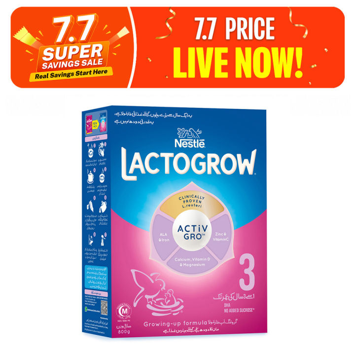NESTLE LACTOGROW 3 Growing-up Formula Powder Milk 800g
