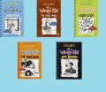 Diary of A  _wimpy kid : The Cabin Fever / The Third Wheel / Hard Luck / The Long Haul / Old School ( set of 5 books ). 