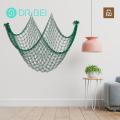 Decorative Fishing Net Large Diy Ocean-inspired Fishing Net Decor Set of 2 Wall Art Hanging Fishnet Ornaments for Home Decor Sea Party Decoration. 