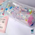 Cute Unicorn Glitter Liquid Pencil Case High Capacity Pencil Bag Transparent Glitter Pencil case For Girls Pen Box School cute girls stationery | Cute stationary items for girls. 