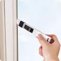 Multi-function window slot brush with dustpan screen keyboard drawer wardrobe corner gap Dust removal cleaning brush. 