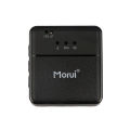 Morui 3 In 1 Mic (GM-X8) - Wireless Noise Cancellation Mice For live show , interview and vlogging - Long-range Ecosphere wireless Mic - Microphone For YouTube - Collar Mic - (Compatible With IPhone, Type C & V8). 