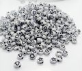 Pack of 50/100pcs, Mix Sign loose Spacer Black Acrylic Beads For DIY Craft Making. 