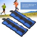 2Pcs Leg Ankle Wrist Sand Bag Weights Strap Strength Training Equipment for Gym Fitness Yoga Running. 