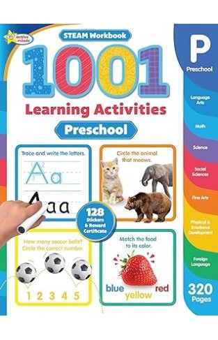 Liberty Books 9781642693393 1001 Preschool Steam Workbook