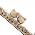 1Pc 8.5/10.5/12.5CM Cat Head Metal Purse Frame Handle for Clutch Bag Handbag Making Clasp Lock Bags Accessories Cherry Super Store. 