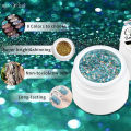 Myyeah 5ml 8 Colors Nial Shining Glitter Reflective Sequins Gel Soak Off UV LED Varnish For DIY Nail Art Manicure Tools. 