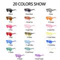 Cermin Mata Spek Mata Viral Round Fashion Frameless Lens Sunglasses For Men/Women. 