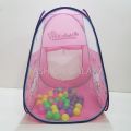 Portable & Foldable Kids Play Tent House With 50 Balls- Pop Tent- Kids Tent. 