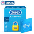 Durex Condoms Extra Safe 12 Pieces (3's x 4). 