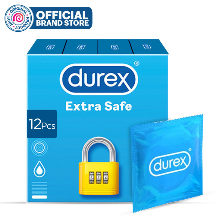 Durex Condoms Extra Safe 12 Pieces (3's x 4)