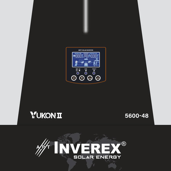 Inverex Yukon II .5.6 KW-48V Solar Inverter High-Efficiency Pure Sine Wave Inverter 5 Years Brand Warranty