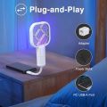 Electric Mosquito Racket/Killer Handheld Electric Fly Swatter Mosquito Anti Racket Bat with UV Light Racket |Mini Electric Mosquito Repellent for Indoor & Outdoor. 