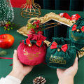 Portable Santa Claus Cloth Bag Gift Bag Candy Apple Bag Christmas Tree Decorations Home Table Decoration 2023 Christmas New Year Gift. 