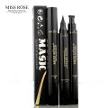 Miss Rose Makeup Liquid Black Eyeliner Pencil Quick Dry Waterproof With Stamp. 