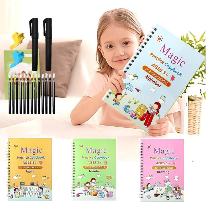 Sank%20Magic%20Practice%20Copybook%20%E2%80%93%204%20Books%20with%20Magic%20Pen%20&%2010%20Ink%20Refills%20%7C%20Montessori%20Tracing%20&%20Handwriting%20Learning%20for%20Preschool%20Kids%20-%20Image%202