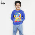 The Shop - Full Sleeves Blue SONIC T Shirt For Boys & Girls Kids, 1 Year To 14 Years - FS-RS1. 