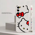 Hello K-Kitty Cat Line Art Phone Case For Samsung S23 S22 S21 S20 FE S11 S11E S10 S10E S9 S8 S30 Ultra Plus 4G 5G Case Fundas. 