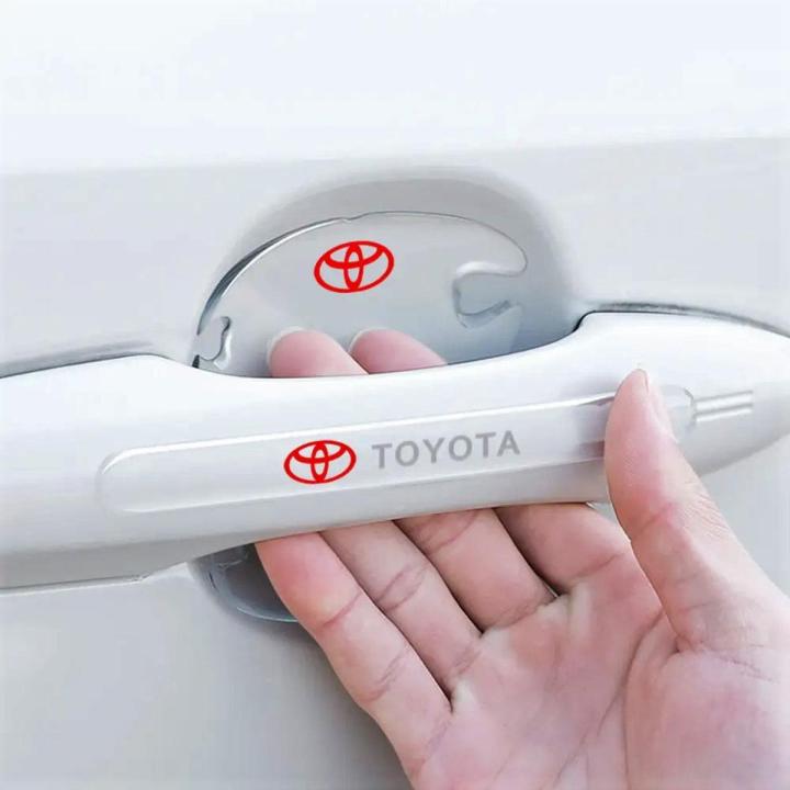Toyota Transparent Car Door Handle Protector 8pcs