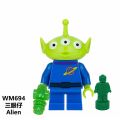 PinShang LEGOing Toy Story 4 Minifigure Buzz Lightyear Woody Jessie Alien Ducky Bo Peep Building Blocks. 