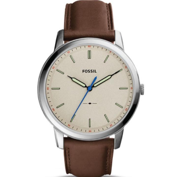 Fossil FS5306 Leather Strap Wrist Watch for Men