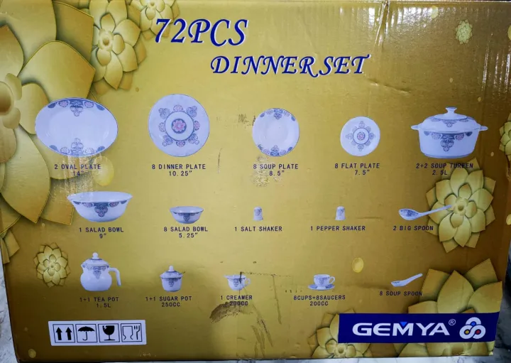 Marble%20Dinner%20Set%2072%20Pcs.%20Gemya%20(Original%20USA)%20Premium%20Quality%20Imported%208%20Persons%20Serving%20-%20Image%202