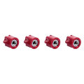 Pack of 4 RC Car Wheel Rim Center Cap 1/10 RC Electric Crawler Part. 