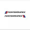 2 Pcs Car Front Sticker Front Bumper Sticker BMW Black. 