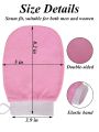 Al Quraish Traders Moroccan Exfoliating Gloves 1pcs - Exfoliating Bath Washcloth Scrub Mitt for Body - Dead Skin Body Exfoliator - Exfoliating Massage Mitt Back Scrubber Glove. 