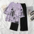 Planet night suit night wear night dress sleeping wear for women/girl. 