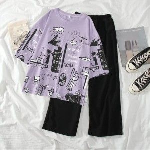 Planet night suit night wear night dress sleeping wear for women/girl