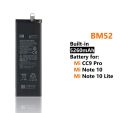 Mi Note 10  Note 10 Lite Battery Replacement BM52 Battery with 5260mAh Capacity - Black. 