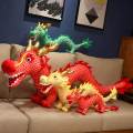 Chinese Dragon Stuffed Toys Cute Chinese Dragon Plush Dolls Room Decoration. 