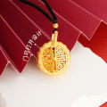 Shajin necklace, national tide, personality creativity, national style hollow pendant, woven rope chain jewelry, Yiwu accessories wholesale cross-border. 