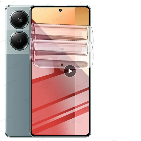 Redmi Note 13 Pro Screen protector Jelly and Back Side Jelly protector For Redmi Note 13 Pro