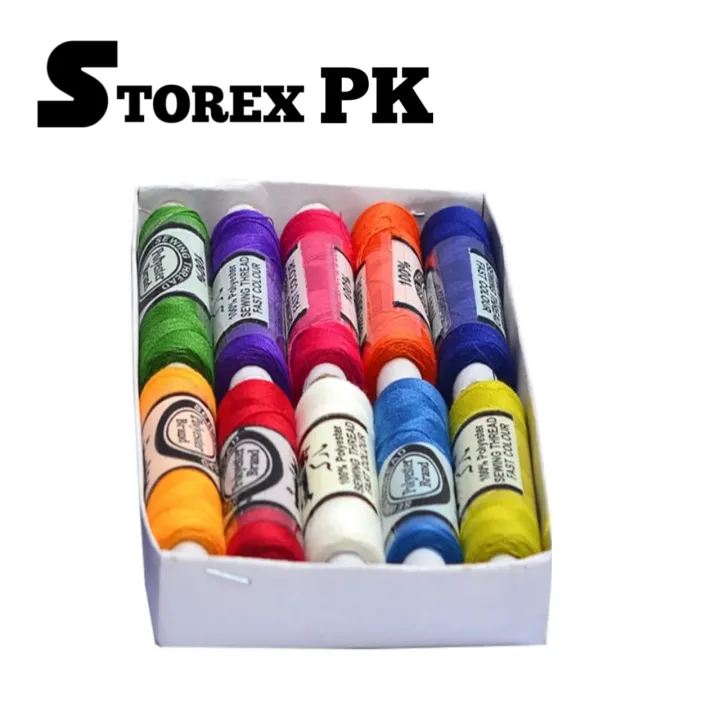 Pack%20of%2010%20Multi%20Color%20Sewing%20Thread%20Ladies%20and%20Gents%20Colour%20Best%20for%20Suite%20Stitching%20-%20Image%202
