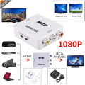 HDMI to AV convertor / Full HD 1080P Portable HDMI to AV RCA Adapter Audio Converter Box. 
